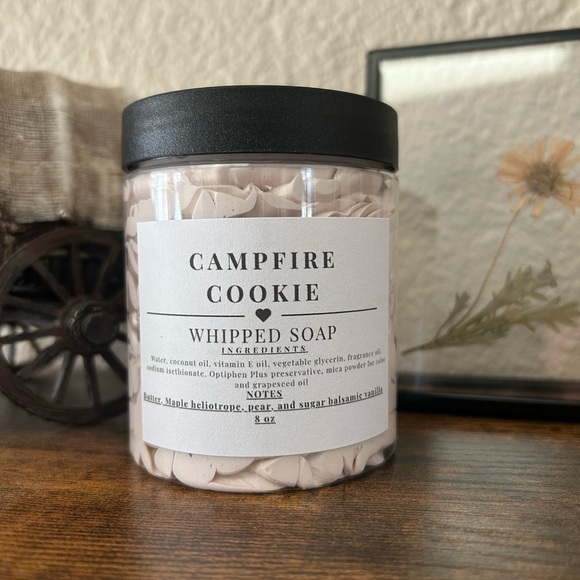 CAMPFIRE COOKIE 🔥Whipped Body Soap / Shave cream. HANDCRAFTED CW PETALS & PEAKS - Picture 5 of 7